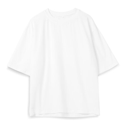 Футболка оверсайз унисекс Base Space, белая Футболка оверсайз унисекс Base Space, белая