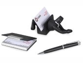 Набор: блекмэн Энди, визитница, ручка шариковая, черный Набор: блекмэн Энди, визитница, ручка шариковая, черный