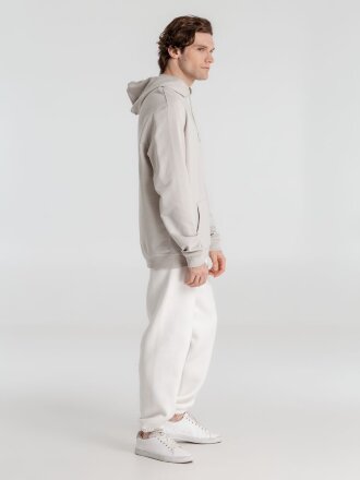 Толстовка с капюшоном унисекс Hoodie, дымчато-серая Толстовка с капюшоном унисекс Hoodie, дымчато-серая