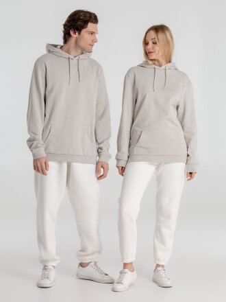 Толстовка с капюшоном унисекс Hoodie, дымчато-серая Толстовка с капюшоном унисекс Hoodie, дымчато-серая