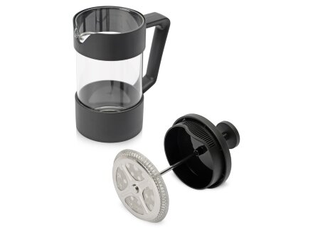 Пластиковый френч-пресс Intense, 600мл, черный Пластиковый френч-пресс Intense, 600мл, черный