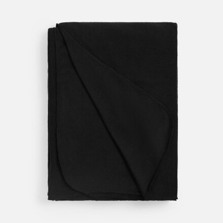Флисовый плед Warm&Peace XL, черный Флисовый плед Warm&Peace XL, черный