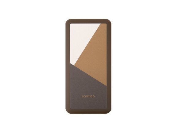 Внешний аккумулятор Rombica NEO Bright 2C, коричневый с нанесением логотипа