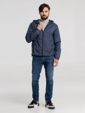 Ветровка Turvind, темно-синяя Ветровка Turvind, темно-синяя