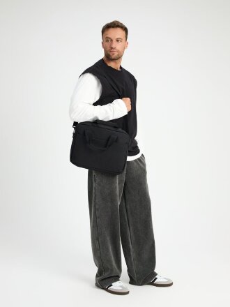 Сумка для ноутбука Delegate, черная Сумка для ноутбука Delegate, черная