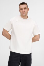 Футболка оверсайз унисекс Sinkopa, молочно-белая Футболка оверсайз унисекс Sinkopa, молочно-белая