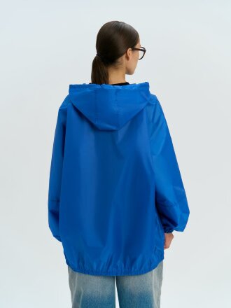 Дождевик-анорак Alatau, укороченный, синий, единый размер Дождевик-анорак Alatau, укороченный, синий, единый размер