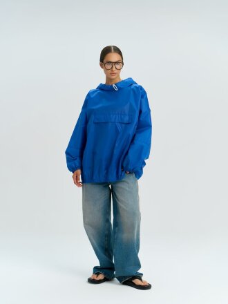 Дождевик-анорак Alatau, укороченный, синий, единый размер Дождевик-анорак Alatau, укороченный, синий, единый размер