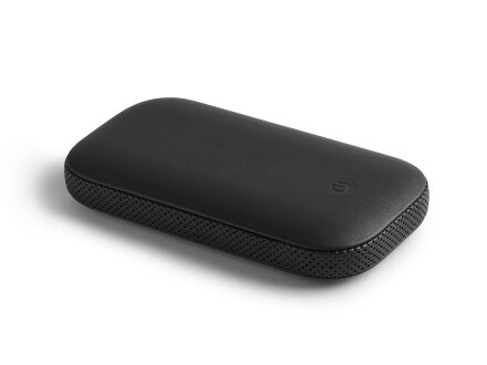 Внешний аккумулятор с беспроводной колонкой Powersound, черный