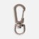 Застежка-карабин Snap Hook, S, серебристая Застежка-карабин Snap Hook, S, серебристая