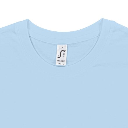 Футболка унисекс Regent 150, голубая Футболка унисекс Regent 150, голубая