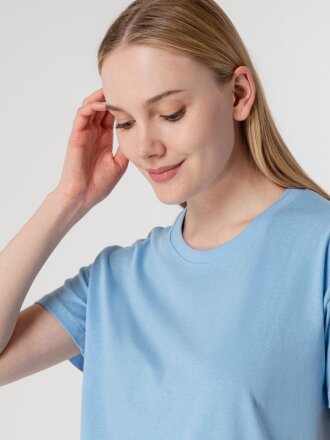 Футболка унисекс Regent 150, голубая Футболка унисекс Regent 150, голубая