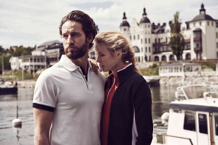 Рубашка поло мужская Anderson, белая Рубашка поло мужская Anderson, белая