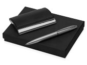 Набор Партнер: визитница, ручка шариковая, черный Набор Партнер: визитница, ручка шариковая, черный