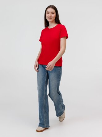 Футболка женская E150, красная Футболка женская E150, красная