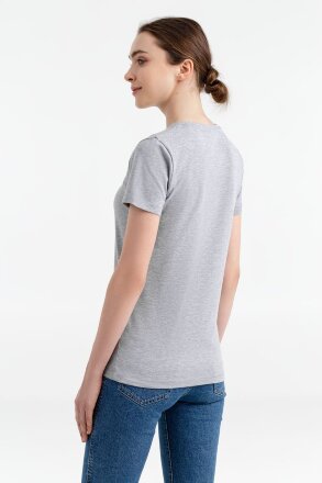 Футболка женская T-bolka Stretch Light Lady, серый меланж Футболка женская T-bolka Stretch Light Lady, серый меланж