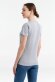 Футболка женская T-bolka Stretch Light Lady, серый меланж с нанесением логотипа