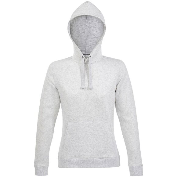 Толстовка женская Spencer Women, светло-серый меланж с нанесением логотипа
