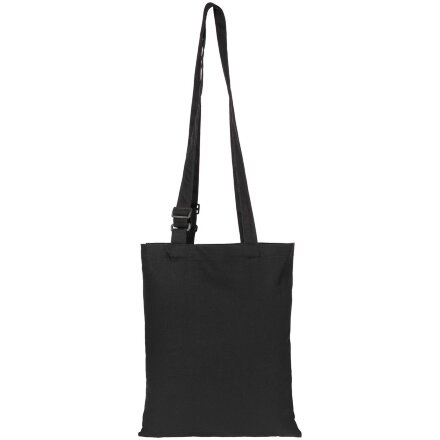 Сумка для покупок с регулируемыми ручками Leta, черная Сумка для покупок с регулируемыми ручками Leta, черная