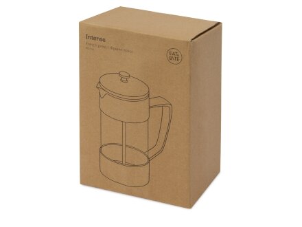 Пластиковый френч-пресс Intense, 600мл, белый Пластиковый френч-пресс Intense, 600мл, белый
