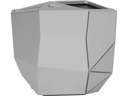 Портативная колонка Geo, серебристый + синяя подсветка Портативная колонка Geo, серебристый + синяя подсветка