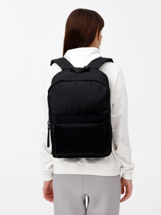 Рюкзак Patch Catcher с карманом из липучки, черный Рюкзак Patch Catcher с карманом из липучки, черный