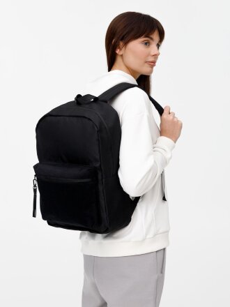 Рюкзак Patch Catcher с карманом из липучки, черный Рюкзак Patch Catcher с карманом из липучки, черный