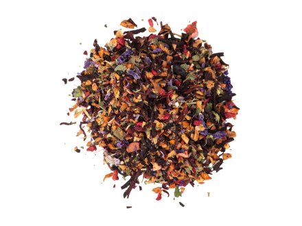 Чай ягодно-травяной, серия Bouquet, ягодный пирог, стеклянная банка