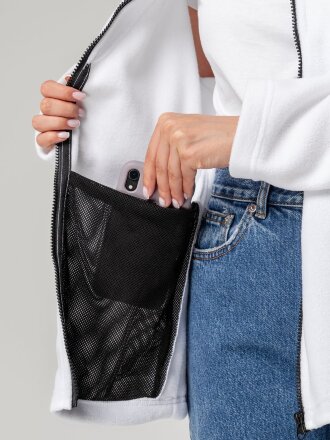 Куртка флисовая унисекс Manakin, черная Куртка флисовая унисекс Manakin, черная