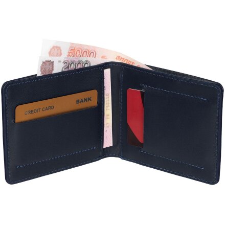 Портмоне Remini, темно-синее Портмоне Remini, темно-синее