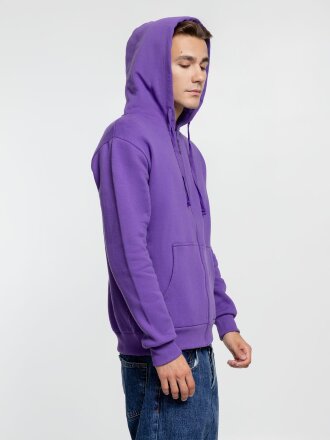Толстовка на молнии с капюшоном Siverga Heavy 2.0, фиолетовая Толстовка на молнии с капюшоном Siverga Heavy 2.0, фиолетовая