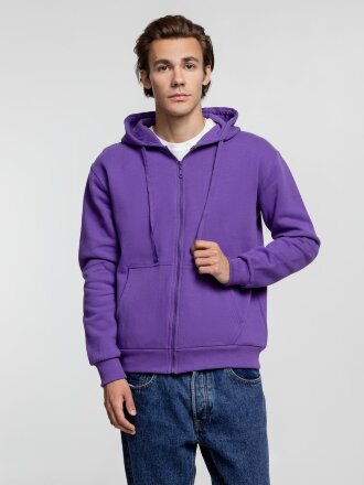 Толстовка на молнии с капюшоном Siverga Heavy 2.0, фиолетовая Толстовка на молнии с капюшоном Siverga Heavy 2.0, фиолетовая