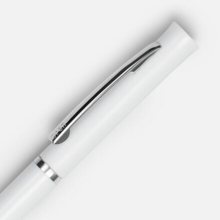 Ручка шариковая Euro Chrome, белая Ручка шариковая Euro Chrome, белая