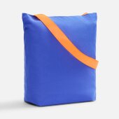 Шопер B5, синий с широкими оранжевыми ручками Шопер B5, синий с широкими оранжевыми ручками