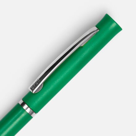 Ручка шариковая Euro Chrome, зеленая Ручка шариковая Euro Chrome, зеленая