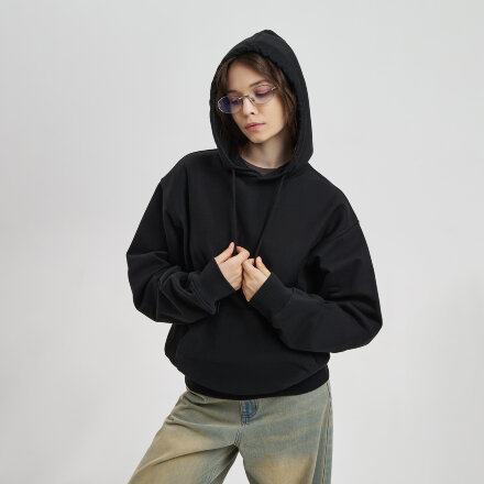 Худи релакс унисекс ADVENTURE, черный, размер XL/2XL