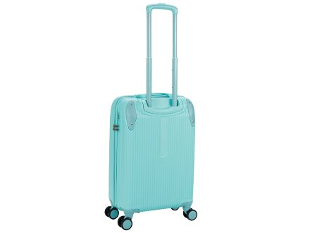 Чемодан TORBER В Отпуск, бирюзовый, ABS-пластик, 41 х 25 х 61 см, 48 л, 2,7 кг Чемодан TORBER В Отпуск, бирюзовый, ABS-пластик, 41 х 25 х 61 см, 48 л, 2,7 кг