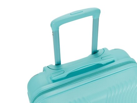 Чемодан TORBER В Отпуск, бирюзовый, ABS-пластик, 41 х 25 х 61 см, 48 л, 2,7 кг Чемодан TORBER В Отпуск, бирюзовый, ABS-пластик, 41 х 25 х 61 см, 48 л, 2,7 кг