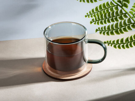 Кружка с двойными стенками 250 мл, черный Кружка с двойными стенками 250 мл, черный