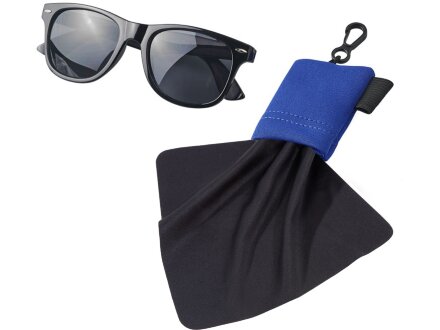 Очищающая салфетка Neat из микрофибры в чехле, синий Очищающая салфетка Neat из микрофибры в чехле, синий