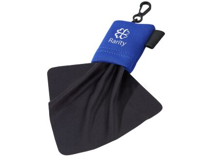 Очищающая салфетка Neat из микрофибры в чехле, синий Очищающая салфетка Neat из микрофибры в чехле, синий