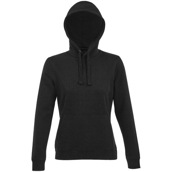 Толстовка женская Spencer Women, черная с нанесением логотипа