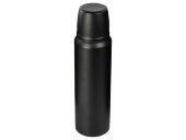 Термос с чашей и двойными медными стенками Stern, 1 л, черный (Р)