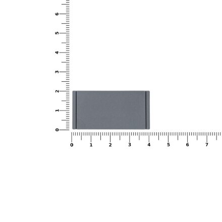 Лейбл из ПВХ Dzeta, S, серый Лейбл из ПВХ Dzeta, S, серый