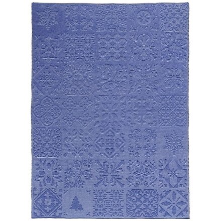 Плед Ornamental, синий Плед Ornamental, синий