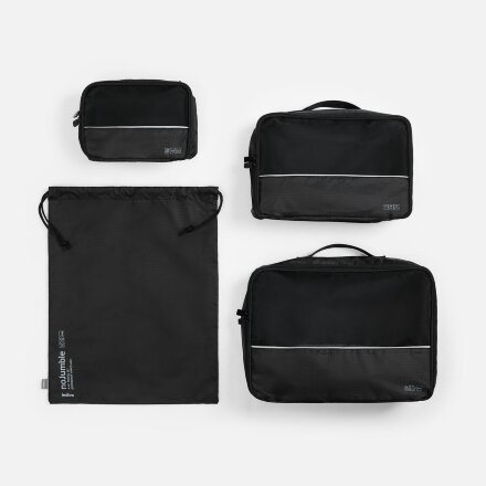 Дорожный набор сумок noJumble 4 в 1, черный Дорожный набор сумок noJumble 4 в 1, черный