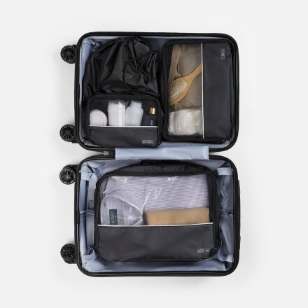 Дорожный набор сумок noJumble 4 в 1, черный Дорожный набор сумок noJumble 4 в 1, черный