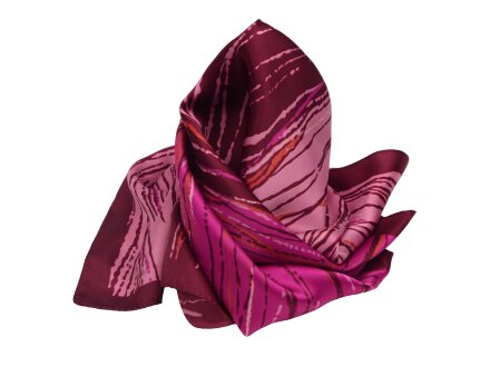 Платок бордовый 520*520 мм в подарочном мешке Платок бордовый 520*520 мм в подарочном мешке