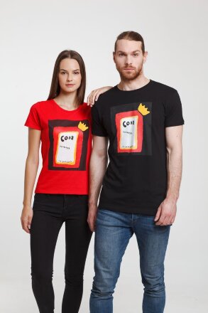 Футболка женская «Сода», красная Футболка женская «Сода», красная