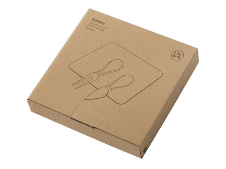 Набор для сыра Dorblue из стеклянной доски и вилки с ножом Набор для сыра Dorblue из стеклянной доски и вилки с ножом